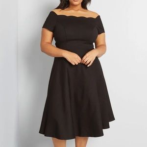 ModCloth Timeless off the shoulder dress